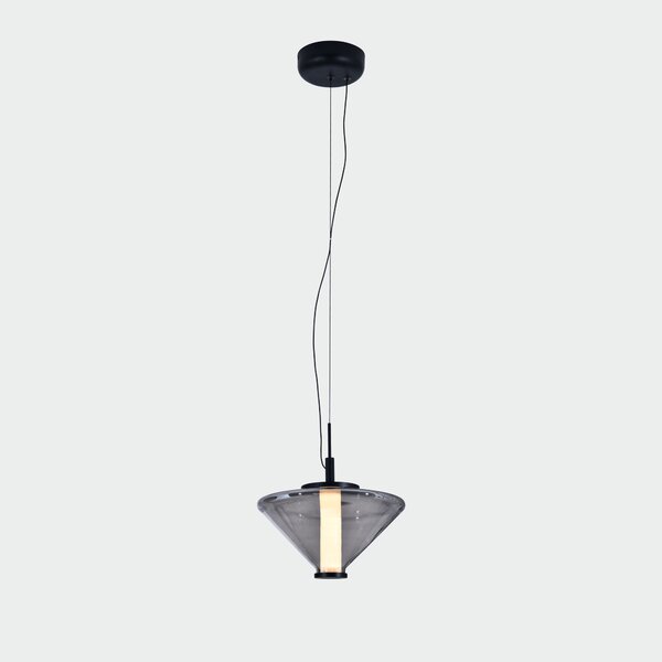 ACB Iluminacion Závěsné LED svítidlo YARA 9,5W, Ø 25 cm, CRI90, 2700K Barva: Fumé