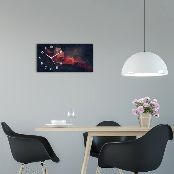 Skleněné hodiny na stěnu Abstraktní pozadí pl_zsp_60x30_f_71350089