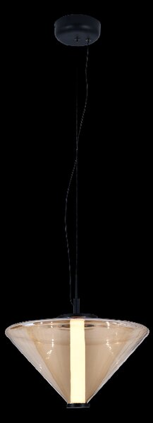 ACB Iluminacion Závěsné LED svítidlo YARA 14,5W, Ø 35 cm, CRI90, 2700K Barva: Fumé