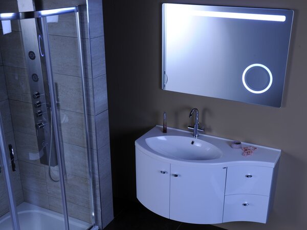 Sapho Sapho, ASTRO LED podsvícené zrcadlo 600x800mm, kosmetické zrcátko, MIRL2