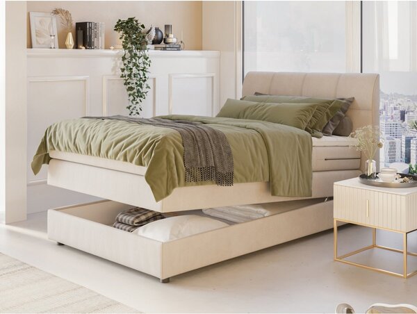 Postel boxspring s úložným prostorem HOTSPOT plocha spaní 120x200