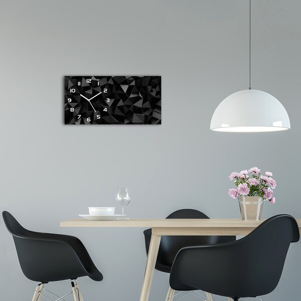 Skleněné hodiny na stěnu tiché Abstrakce 3D pl_zsp_60x30_f_72900268