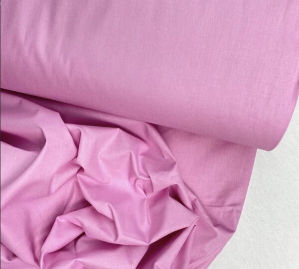 Ervi Bavlněná látka/plátno š.240 cm jednobarevná růžová (pink) č.172, metráž