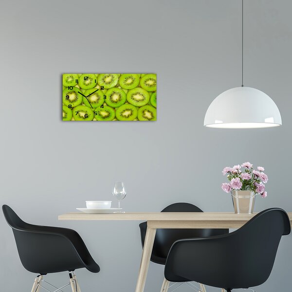 Moderní skleněné hodiny na stěnu Kivi pl_zsp_60x30_f_73403774