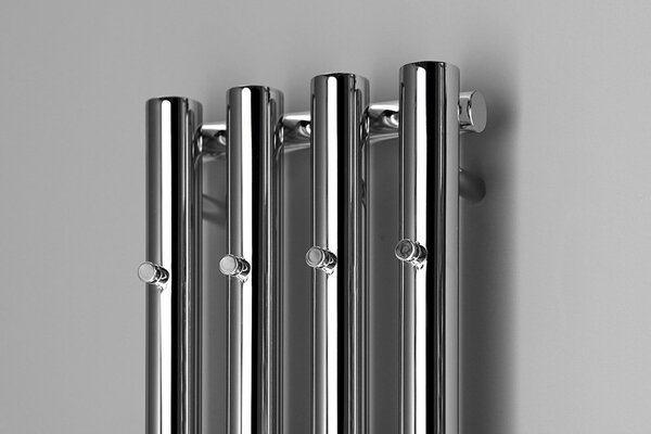 Sapho Sapho, PILON topné těleso 196x1800mm, se 3 háčky, černá mat, IZ128T