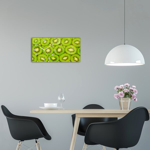 Moderní skleněné hodiny na stěnu Kivi pl_zsp_60x30_f_73403774
