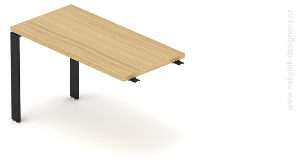Kancelářský přístavný stůl EPIC, 80cm, kovová podnož U (Přístavný stůl EPIC, 80cm, kovová podnož U)
