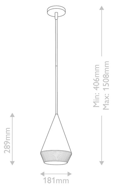 ZÁVĚSNÉ SVÍTIDLO, 28,9/18,1 cm Elstead Lighting - Závěsná světla