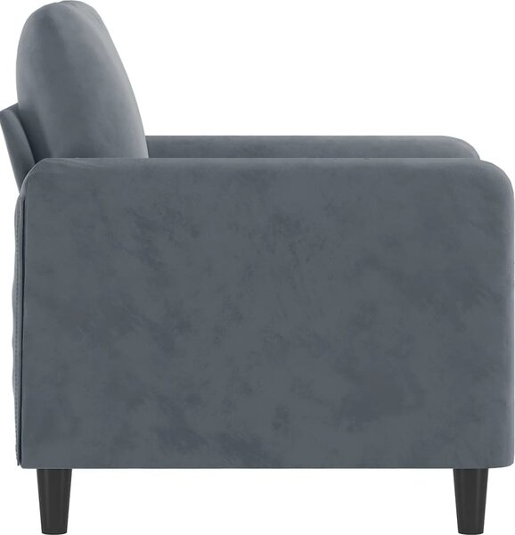 VidaXL Křeslo 60 cm samet [359427] Barva: krémová