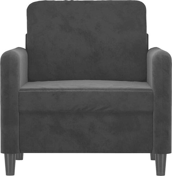 VidaXL Křeslo 60 cm samet [359427] Barva: krémová