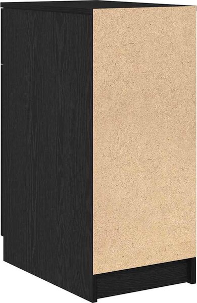 VidaXL Skříňka k psacímu stolu 33,5 x 50 x 75 cm kompozitní dřevo [862103] Barva: Černý dub