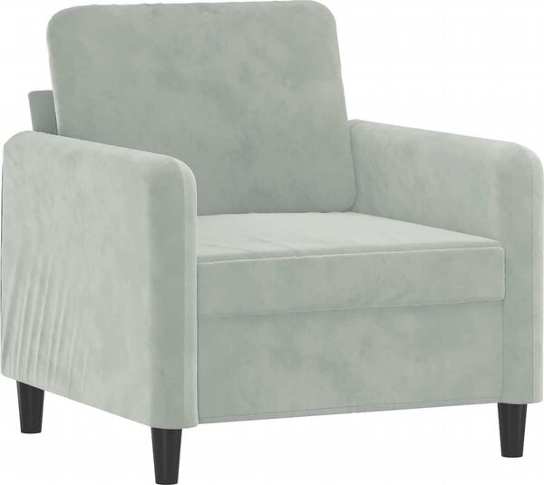 VidaXL Křeslo 60 cm samet [359427] Barva: krémová