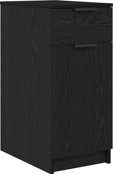 VidaXL Skříňka k psacímu stolu 33,5 x 50 x 75 cm kompozitní dřevo [862103] Barva: Černý dub