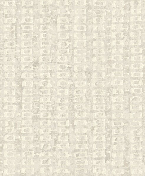 Luxusní stříbrno-béžová geometrická vliesová tapeta na zeď, 58717, Aurum II, Limonta
