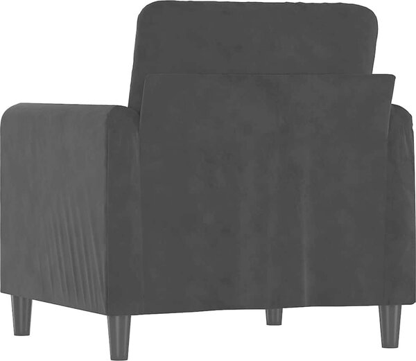 VidaXL Křeslo 60 cm samet [359427] Barva: krémová
