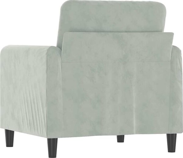 VidaXL Křeslo 60 cm samet [359427] Barva: krémová