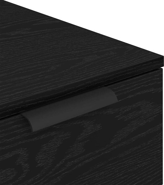 VidaXL Skříňka k psacímu stolu 33,5 x 50 x 75 cm kompozitní dřevo [862103] Barva: Černý dub