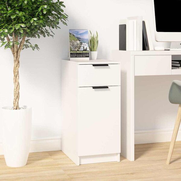 VidaXL Skříňka k psacímu stolu 33,5 x 50 x 75 cm kompozitní dřevo [862103] Barva: Černý dub