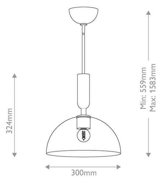 ZÁVĚSNÉ SVÍTIDLO, 32,4/30,5 cm Elstead Lighting - Závěsná světla