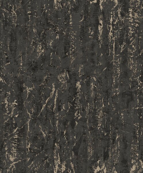 Luxusní černá vliesová tapeta na zeď s texturou, 57608, Aurum II, Limonta