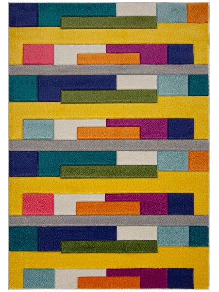 Flair Rugs, Kusový koberec Spectrum Mambo Multi, 120x170, vícebarevná, ložnice
