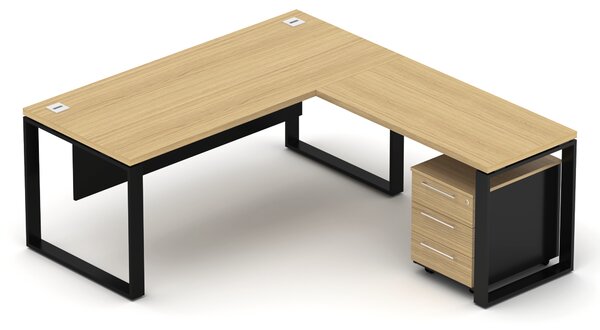 Kancelářská sestava EPIC Z13 O, délka stolu 160cm, délka s přís.stolem 160cm (Sestava pro jednu osobu)