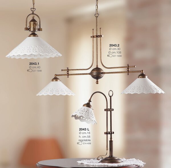 Keramická stolní lampa 2043.L