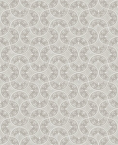 Šedo-bílá vliesová geometrická tapeta na zeď, 120637, Retreat, Graham&Brown Premium