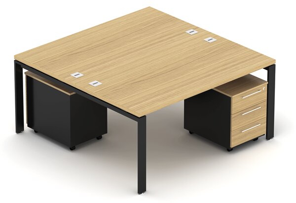 Kancelářská sestava EPIC Z27 U, délka stolu 120cm (Sestava pro dvě osoby)