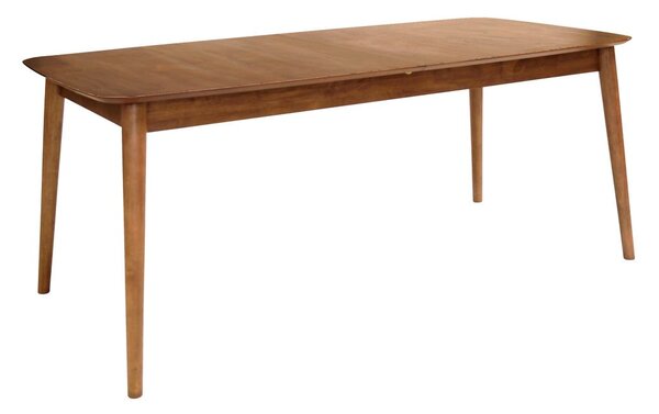 Rozkládací jídelní stůl s přídavnou deskou v dekoru ořechu 90x180 cm Montreux – Actona