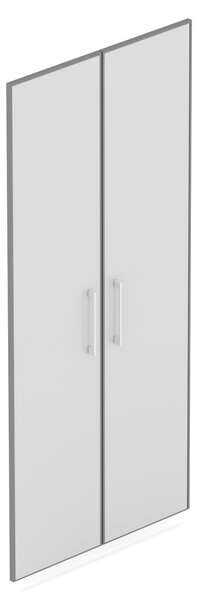 NABYTEK-DESIGNOVY.CZ - FSAL5 - Skleněné dveře v AL rámu, výška 175,4cm, šířka 78,6cm