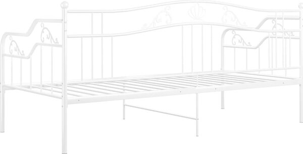 VidaXL Rám rozkládací postele kovový 90 x 200 cm [324762] Barva: Černá