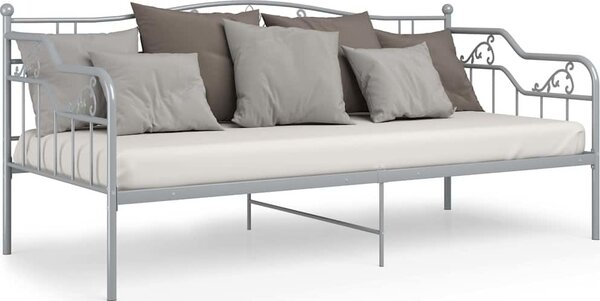 VidaXL Rám rozkládací postele kovový 90 x 200 cm [324762] Barva: Černá
