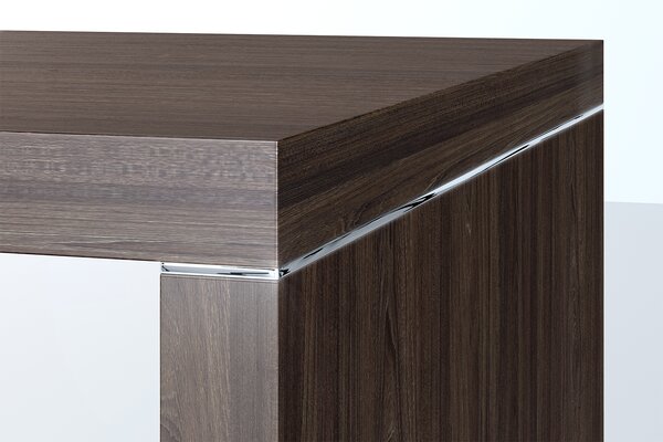 Manažerský opěrný stůl SOLID, 180cm (Manažerský opěrný stůl SOLID, 180cm, volitelně s čelní deskou a bez)
