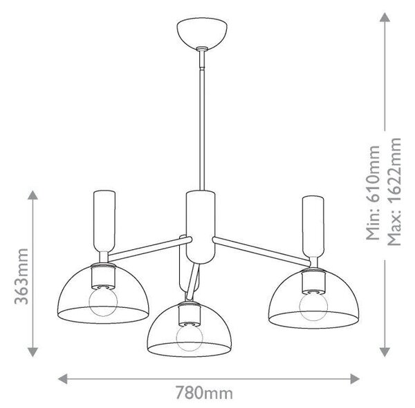 LUSTR, 96,8/36,3 cm Elstead Lighting - Lustry