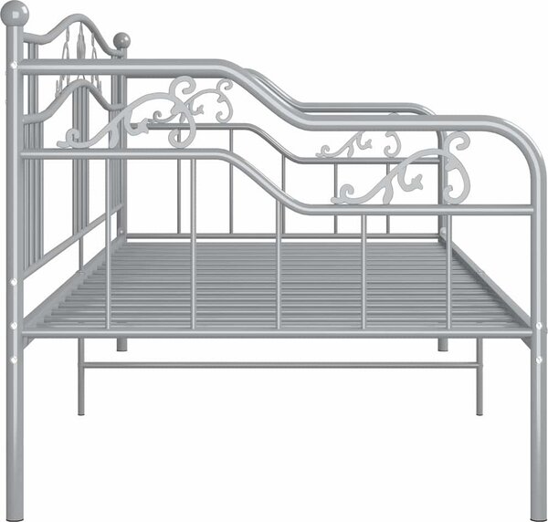 VidaXL Rám rozkládací postele kovový 90 x 200 cm [324762] Barva: Černá