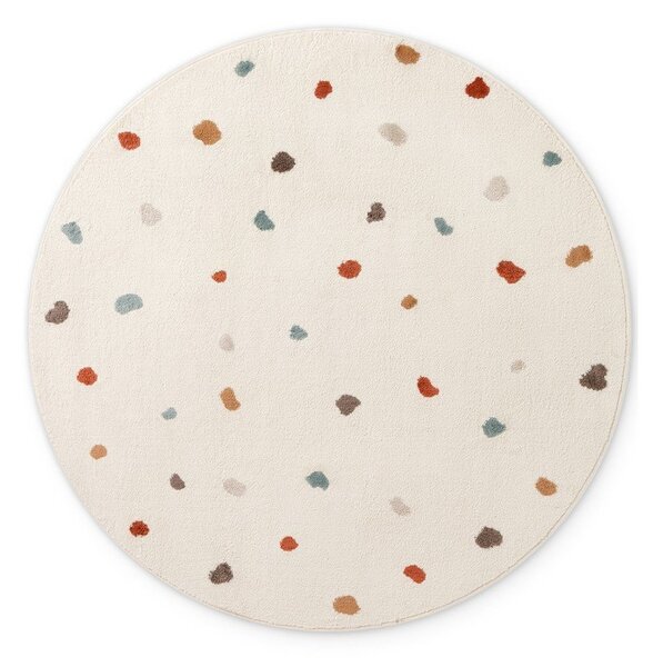 Krémový dětský koberec ø160 cm Funny Dots – Hanse Home