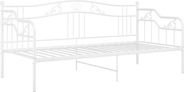 VidaXL Rám rozkládací postele kovový 90 x 200 cm [324762] Barva: Černá
