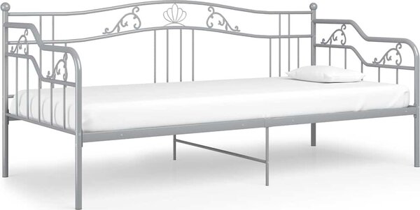 VidaXL Rám rozkládací postele kovový 90 x 200 cm [324762] Barva: Černá