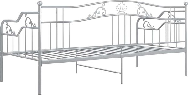 VidaXL Rám rozkládací postele kovový 90 x 200 cm [324762] Barva: Černá