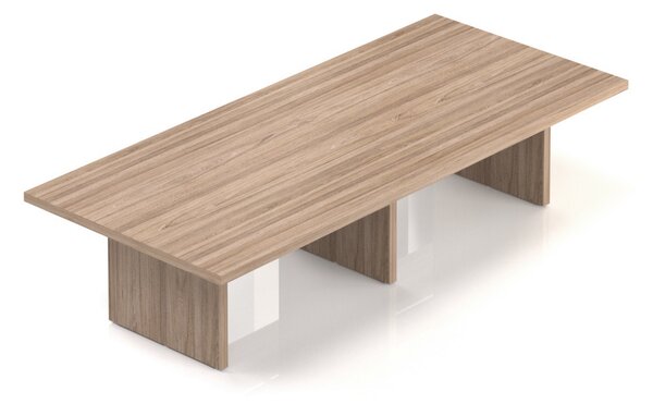 NABYTEK-DESIGNOVY.CZ - DLSK320 - Manažerský konferenční stůl SOLID 320/400cm, jilm royal