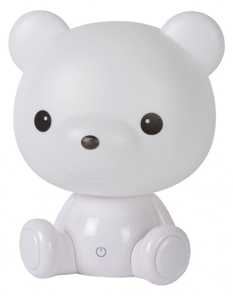 Lucide 71590/03/31 LED dětské stolní svítidlo Dodo Bear 1x3W | 70lm - medvídek, bílá