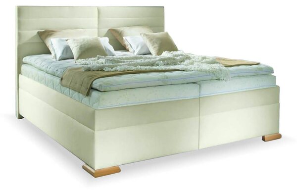 Americká postel boxspring LUCIA, s úložným prostorem