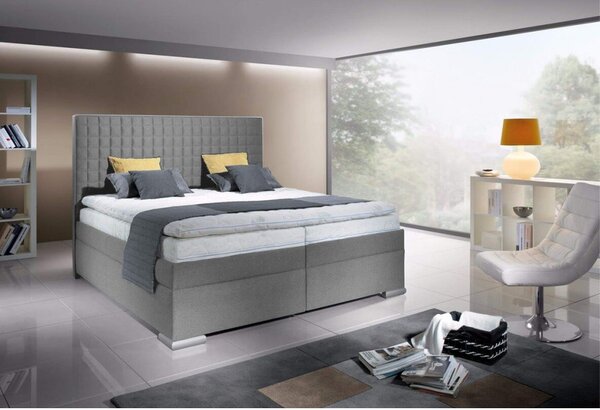 Americká postel boxspring RIALTO, s úložným prostorem