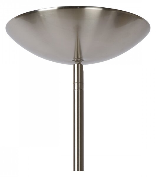 Lucide 19791/24/12 LED stojací svítidlo Zenith 1x20W+4W | 1600lm+320lm | 3000K - stmívatelné, chrom