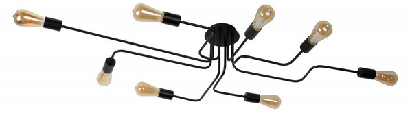 Lucide 21112/08/30 stropní svítidlo Lester 8x40W|E27