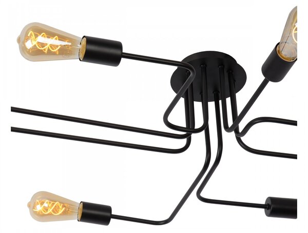 Lucide 21112/08/30 stropní svítidlo Lester 8x40W|E27
