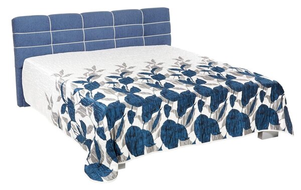 Zvýšená čalouněná postel Lena de Luxe, s úložným prostorem
