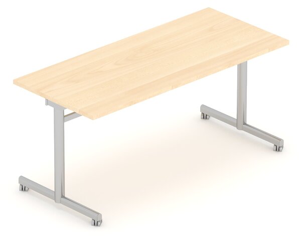 NABYTEK-DESIGNOVY.CZ - DBPST16M - Konferenční výklopný stůl na kolečkách KOMFORT, 160x70x76cm, buk