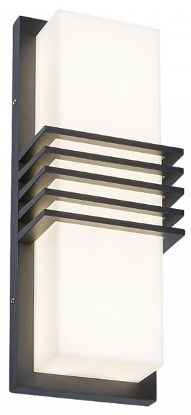 Rabalux 8940 LED venkovní ​​nástěnné svítidlo Rodez 1x12W | 800lm | 4000K | IP44 - antracit